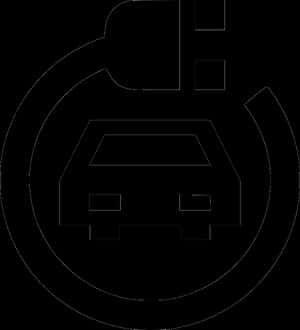 Transparent Car Symbol Png - Icon White Electric Car, Png Download PNG image with transparent background