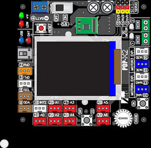 Electronic Circuit Simulator Interface PNG with transparent background