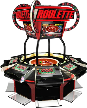 Electronic Roulette Machine PNG Image