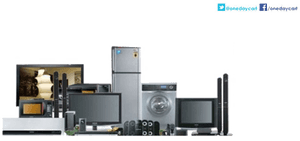 Electronics Product Range Display PNG image with transparent background