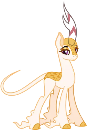 Elegant Animated Pony PNG Image