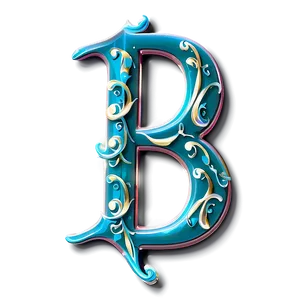 Elegant B Letter Png 05242024 PNG Image