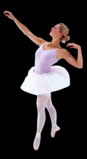 Elegant_ Ballet_ Dancer_ Pose PNG image with transparent background