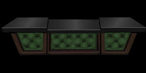 Elegant Bar Counter Design PNG image with transparent background