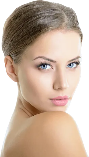 Elegant Beauty Portrait PNG Image