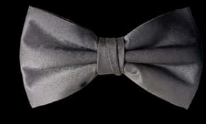 Elegant Black Bow Tie PNG image with transparent background