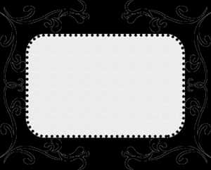 Black Pattern Texture Border Decorative Png And Psd - Border Psd Black And White, Transparent Png PNG