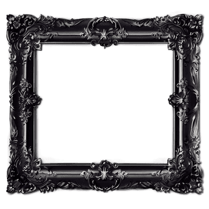 Elegant Black Frame PNG vax75 PNG