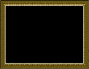 Elegant Black Frame PNG image with transparent background