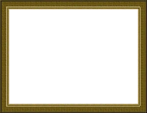 Elegant Black Frame PNG Image