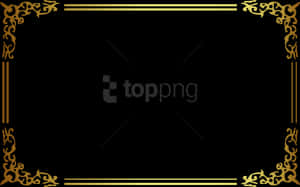 Free Png Moldura Png - Golden Frame Png, Transparent Png PNG image with transparent background