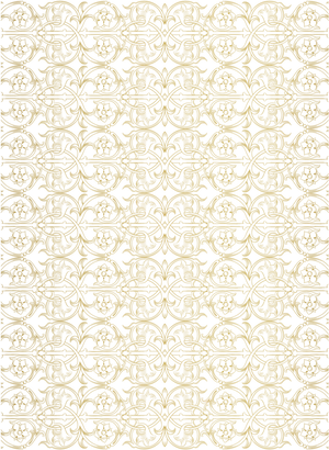 Elegant Black Gold Lace Pattern PNG Image