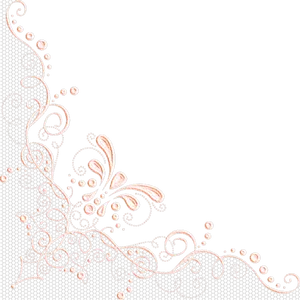 Elegant Black Lace Pattern PNG Image