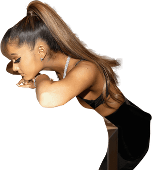 Ariana Grande In Hot Black Bikini And Leggings Png - Ariana Grande Hot Transparent, Png Download PNG with transparent background