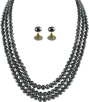 Three Layer Pearl Necklace, HD Png Download PNG image with transparent background