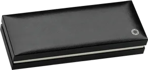 Elegant Black Pen Box PNG Image