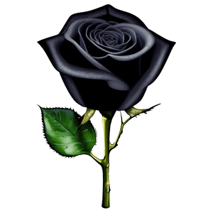 Elegant Black Roses PNG 06212024 PNG