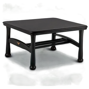 Elegant Black Table Png 17 PNG Image