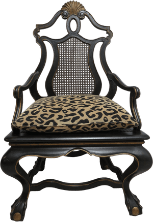 Modern Oversized Maitland Smith Ball Claw Throne Cane - Throne, HD Png Download PNG image with transparent background