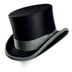 Elegant Black Top Hat PNG sxa93 PNG image with transparent background
