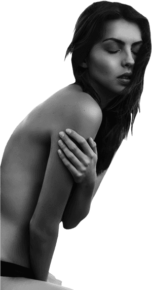 Hot, Girl, Hairs, Black And White, Woman, Young, Female - Nora En Pure Tears In Your Eyes, HD Png Download PNG image with transparent background