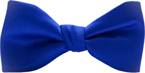 Elegant Blue Bow Tie PNG Image