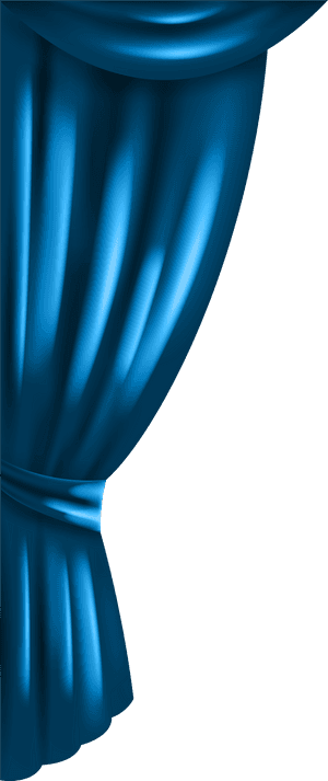Curtain Clipart Blue Curtain - Blue Curtain Png, Transparent Png PNG with transparent background