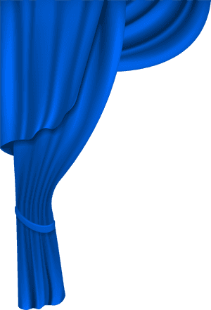 Blue Curtain Png - Transparent Blue Curtain Png Clipart, Png Download PNG with transparent background