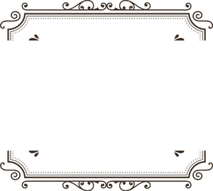 Elegant Blue Frame Design PNG Image