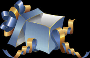 Transparent Blue Large Gift Box Png Clipartu200b Gallery - Open Gift Box Png Transparent Background, Png Download PNG image with transparent background
