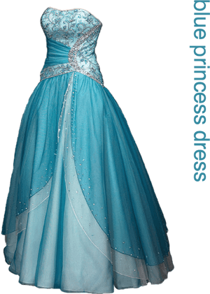 Blue Dress Png Image - Frozen Elsa Dress Png, Transparent Png PNG with transparent background