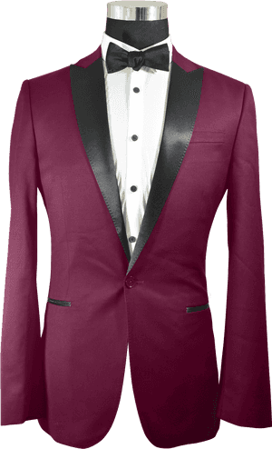 The Regal Burgundy Tuxedo'Class= - Dark Blue Tuxedo, HD Png Download PNG image with transparent background