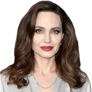 Elegant Celebrity Portrait PNG Image