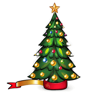 Elegant Christmas Tree PNG exx84 PNG image with transparent background