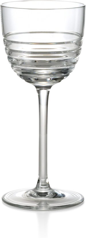 Elegant Clear Wine Glass PNG Image