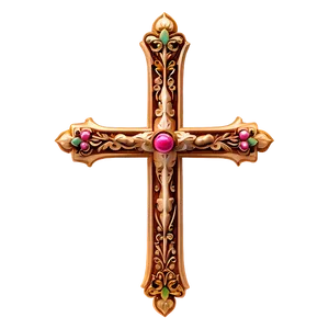 Elegant Cross Illustration Png Cic PNG Image