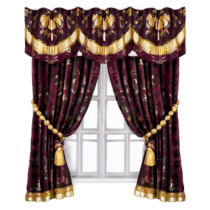Elegant Curtain Design PNG 05252024 PNG image with transparent background
