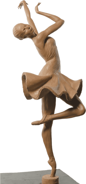Clay Sculpture Ballerina, HD Png Download PNG image with transparent background
