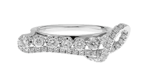 Elegant Diamond Engagement Ring PNG image with transparent background