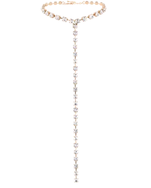 Elegant Diamond Tennis Necklace PNG Image