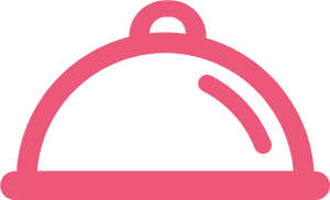 Dinner Icon Transparent Pink , Png Download - Dinner Icons Transparent Png, Png Download PNG