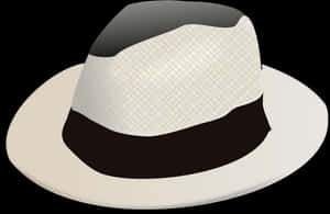 Elegant Fedora Hat PNG image with transparent background