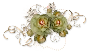 Elegant Floral Arrangementwith Birds PNG Image