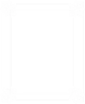 Elegant Floral Black White Border PNG Image