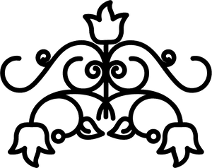 Flowers Outline With Vines Variant - Curve Line Art Designs, HD Png Download PNG image with transparent background