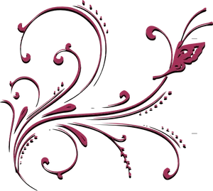 Elegant Floral Vector Design PNG Image