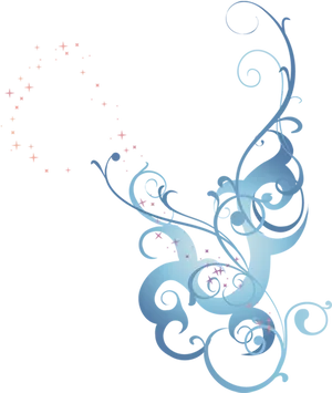 Elegant Floral Vector Design PNG Image