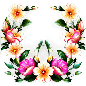 Elegant Flower Border PNG 05252024 PNG