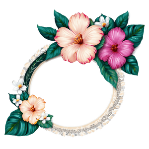 Elegant Flower Frame PNG 86 PNG image with transparent background
