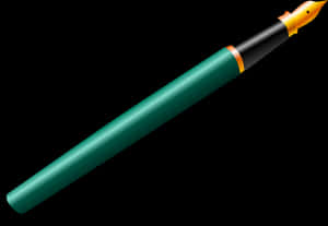 Elegant Fountain Pen PNG image with transparent background